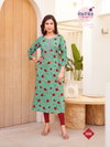 Alisha Vol 5 By Radhika Rayon Printed Only Kurti Wholesalers In Surat
